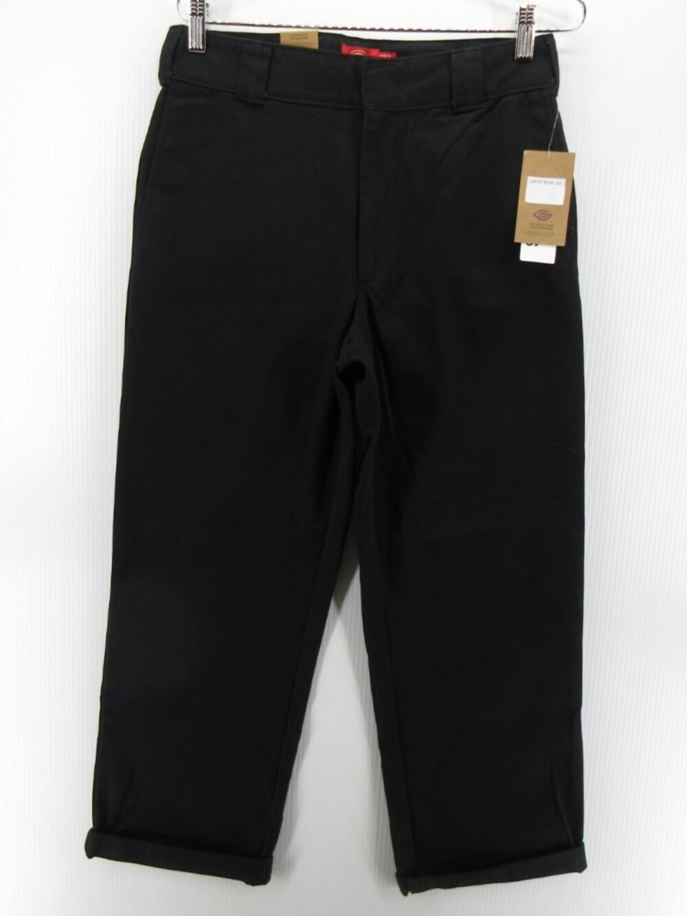 Dickies Pants Juniors 7 Relaxed Cropped Work Wear Wide Leg 28 NEW